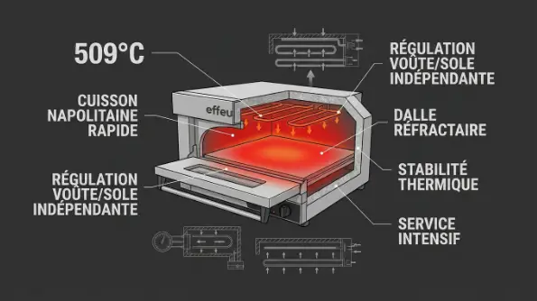 Four Effeuno : le four à pizza professionnel compact et poly